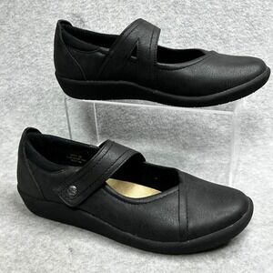 Cushion Aire Skipper Black‎ Mary Jane Flats Women's Size 9M Comfort Shoes